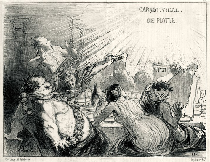  奥诺雷·杜米埃 Honore Daumier ——伯沙撒 - 贝隆的盛宴